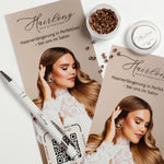 Flyer für Haarverlängerung 10 Stück Packung